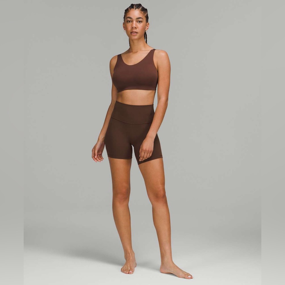 Lululemon 6 inch align shorts Java brown